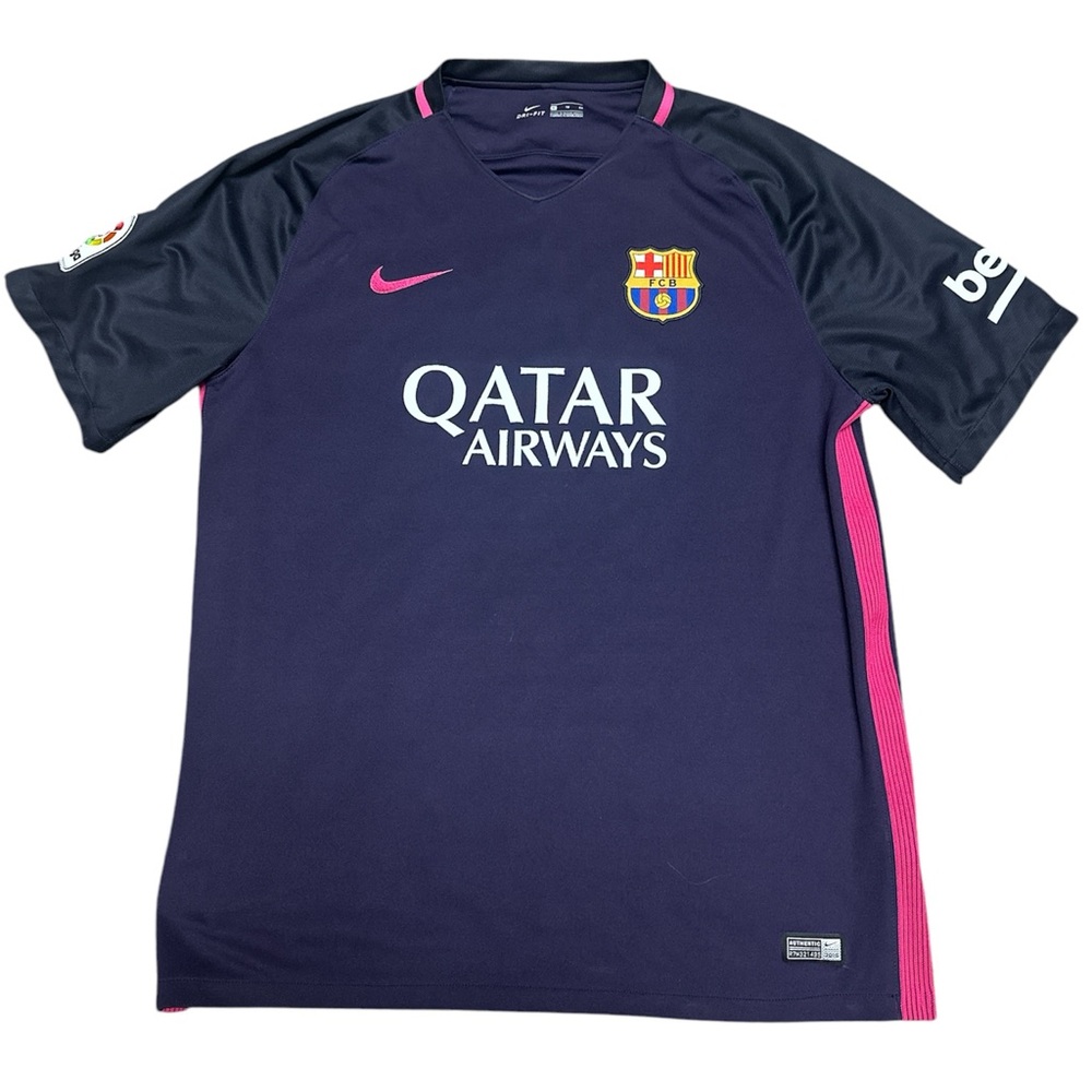 Nike Kids FC Barcelona Navy and Pink Shirt